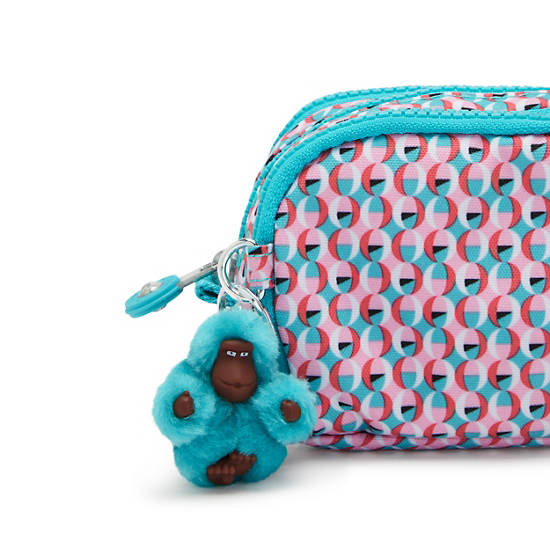 Sacs Kipling Gitroy Printed Pencil Case Turquoise | FR 1084YX
